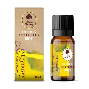 Olejek eteryczny cytrynowy 100% 10ml - Dary Natury