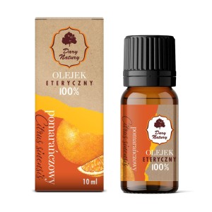 Olejek eteryczny pomarańczowy 100% 10ml - Dary Natury